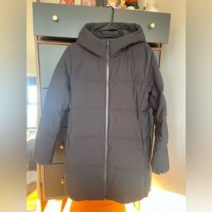 Uniqlo winter jacket with hoodie